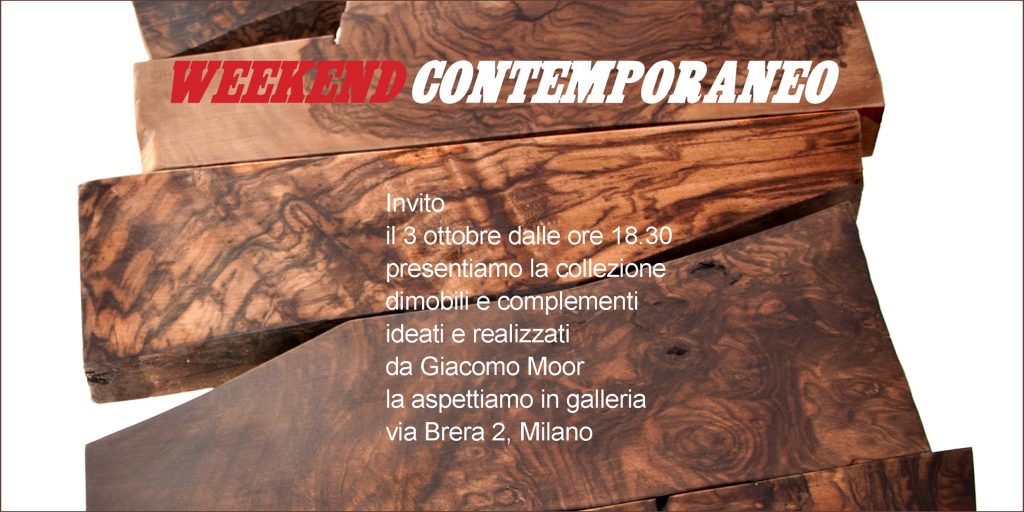 Weekend contemporaneo, Giacomo Moor | Galleria Consadori 2012