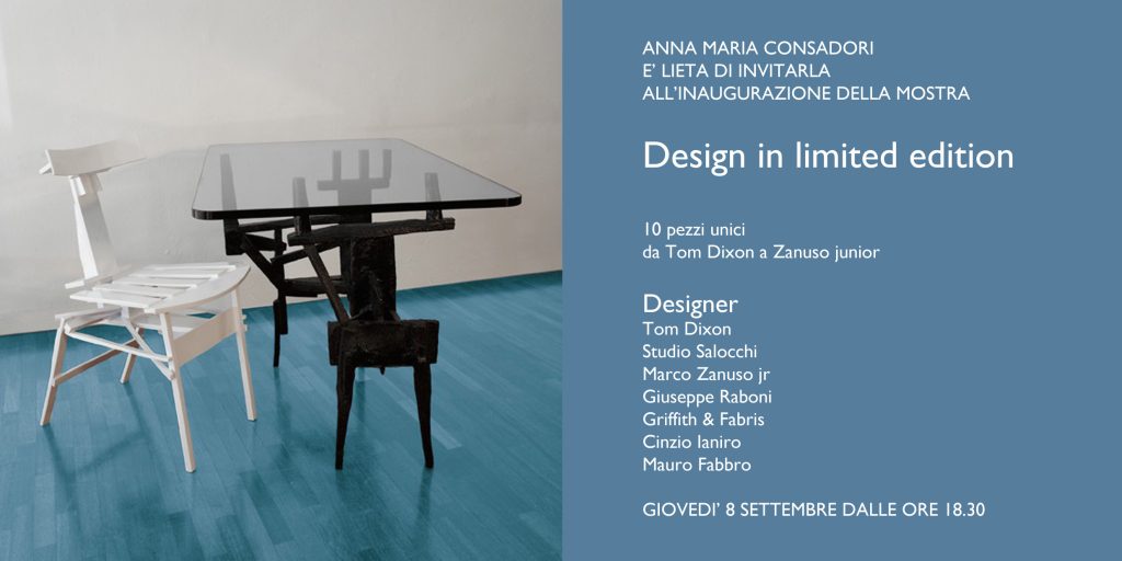 Design Limited Edition | Galleria Consadori 2011