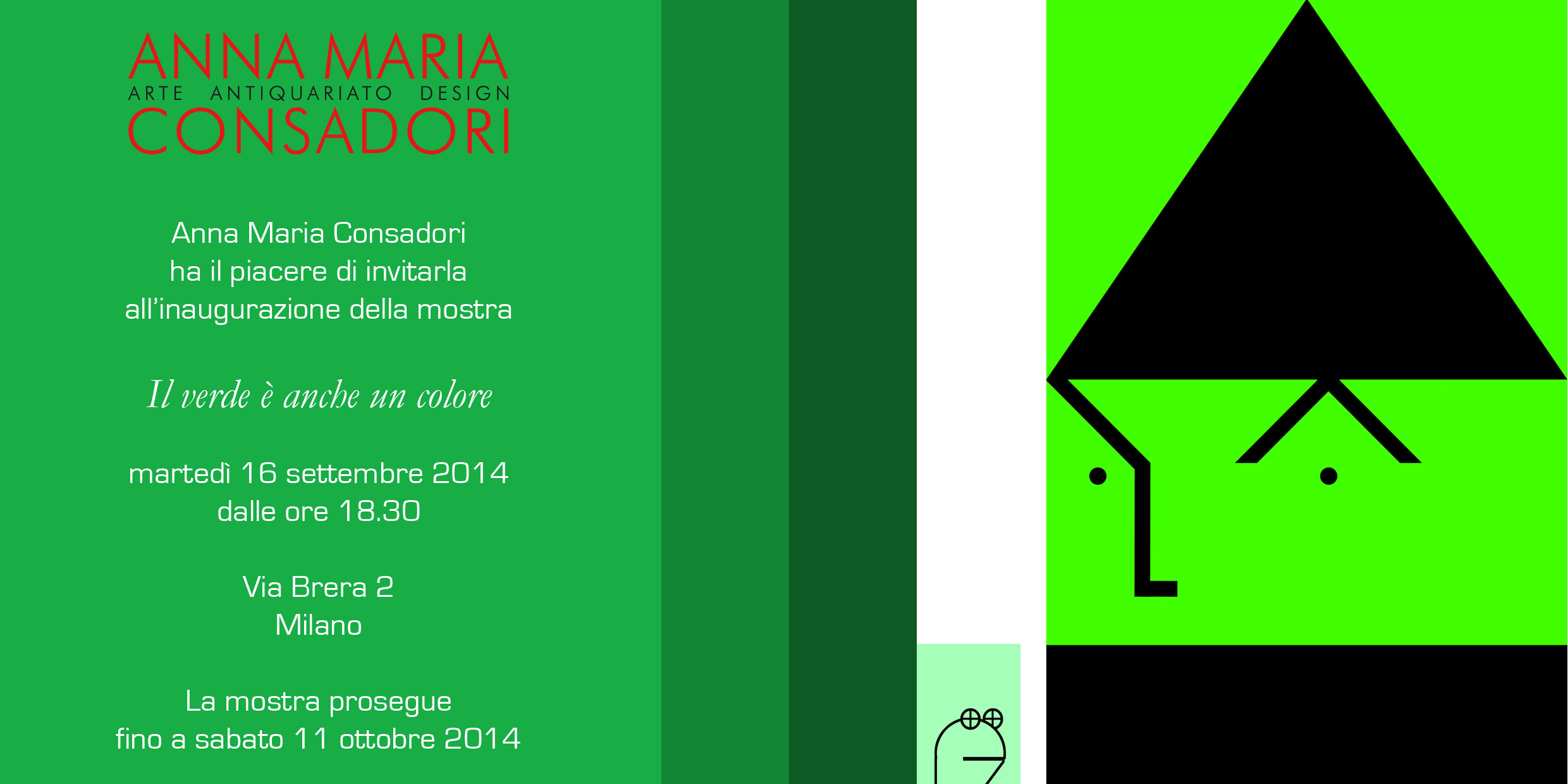 Il verde è anche un colore | Galleria Consadori 2014