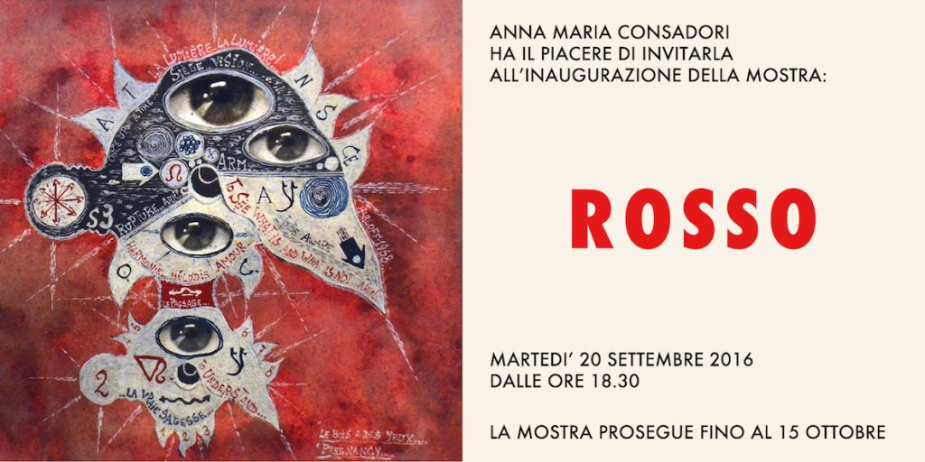 Rosso - Galleria Anna Maria Consadori